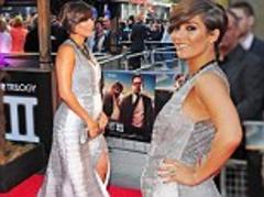 Bump's first red carpet: Frankie Sandford shows off her pregnant shape as she joins bandmates at Hangover 3 premiere