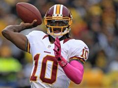 robert griffin iii's dad wants his son to pass a lot next season