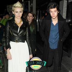 teen choice awards 2013 nominations in fashion: miley cyrus and harry styles