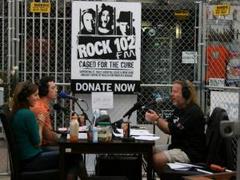 radio hosts caged for the cure