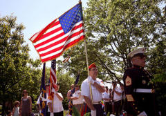 memorial day puts the military on parade in elmhurst