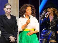 Oprah, Beyonce and Angelina Jolie among Forbes' most powerful women list